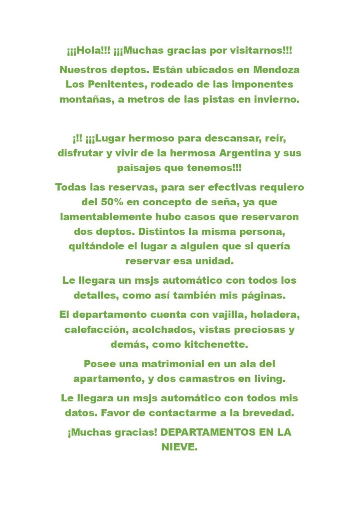 Hermoso Departamento Frente A Las Montanas 로스 페니텐테스 외부 사진